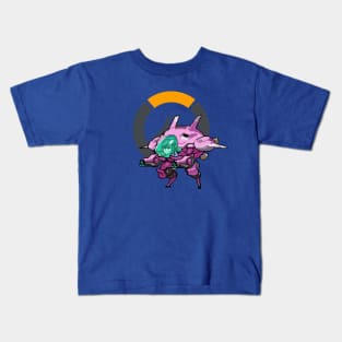 Overwatch - 16-Bit D. Va W/ Logo Kids T-Shirt